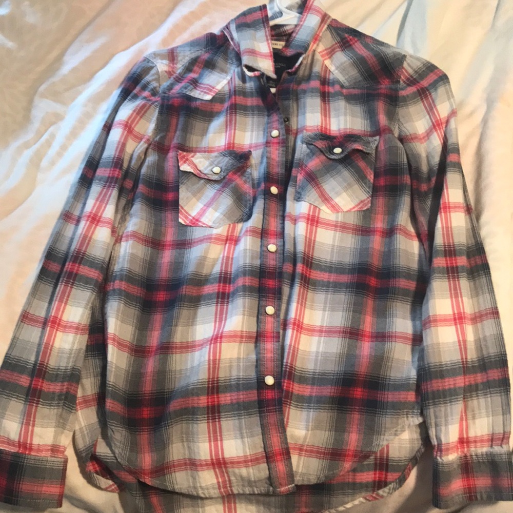 AE plaid shirt